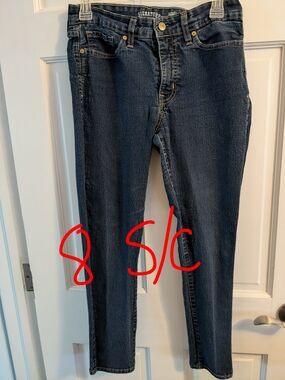 Signature Dark Wash Skinny Jeans - Navy Blue